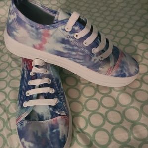 Tye dye sneakers